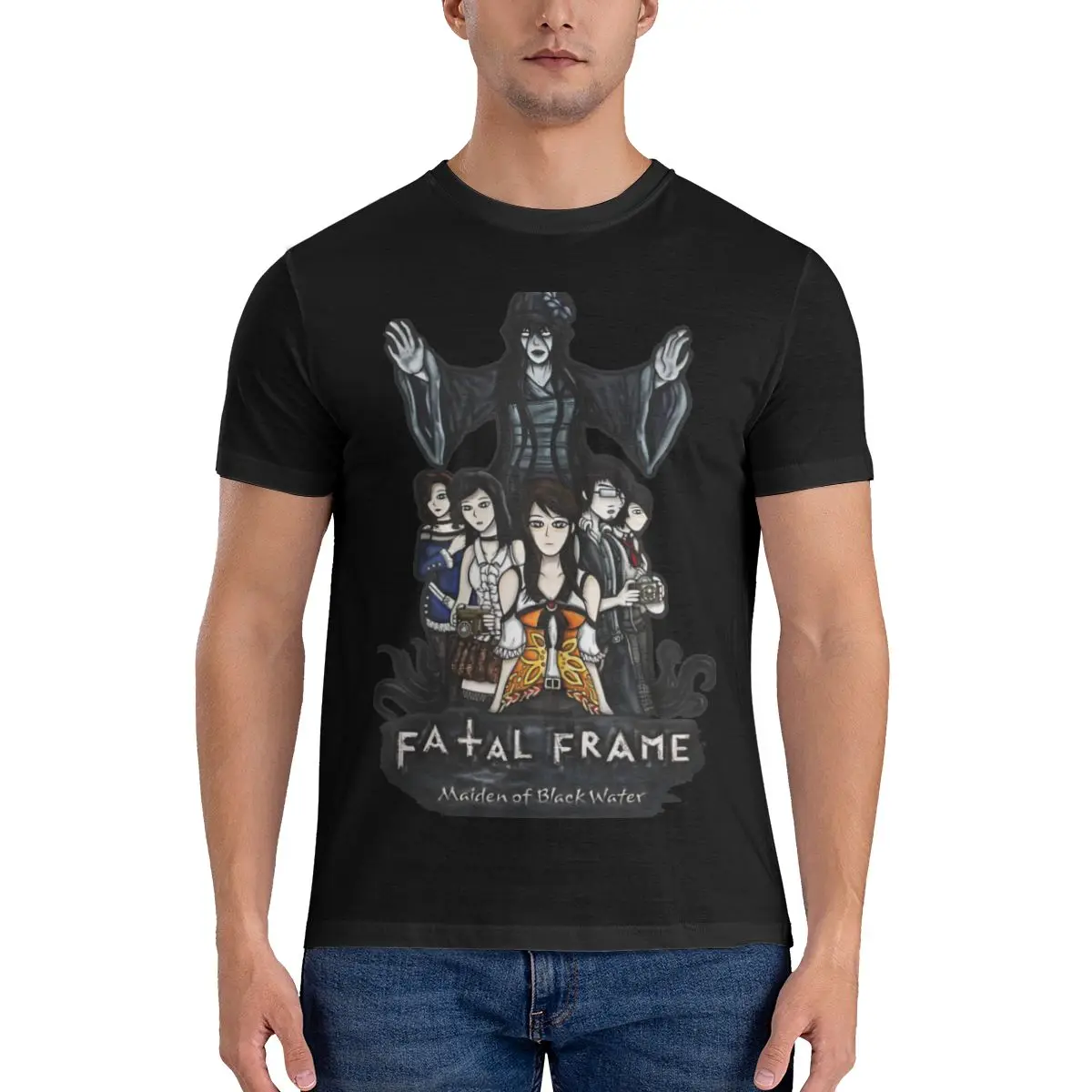 Men Heroes T Shirt Fatal Frame Game Cotton Clothing Novelty Short Sleeve Crew Neck Tees Graphic T-Shirt