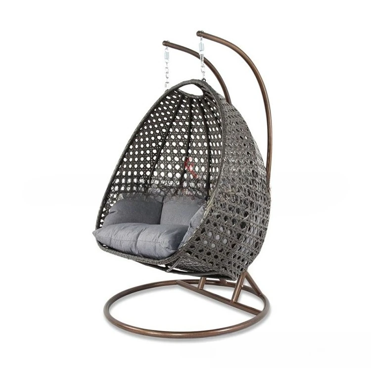 

Outdoor, Furnished Balcony, Courtyard Garden, Terrace, Rattan, Double Nest Hanging Basket, Swing