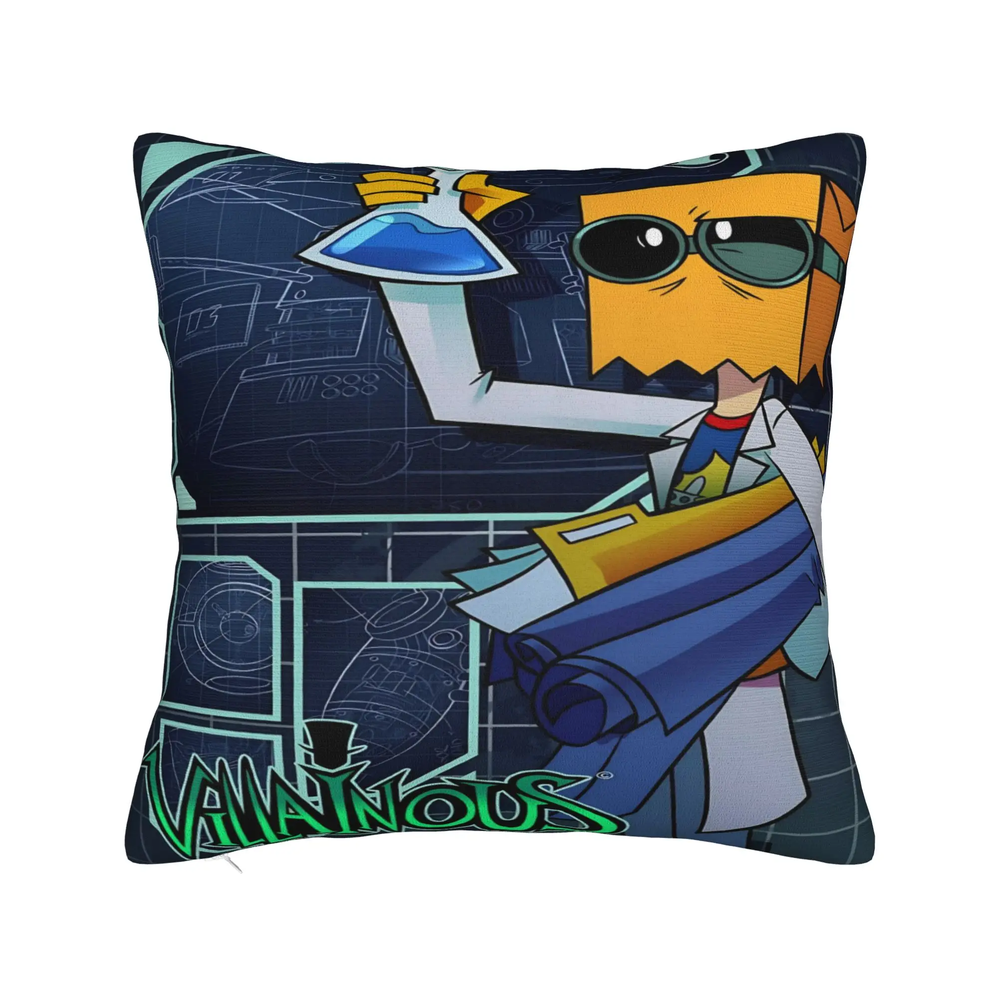 Bed Decorations Villainous Comdy Pillowcases Merch  Pillow Covers Zipper Multi Size