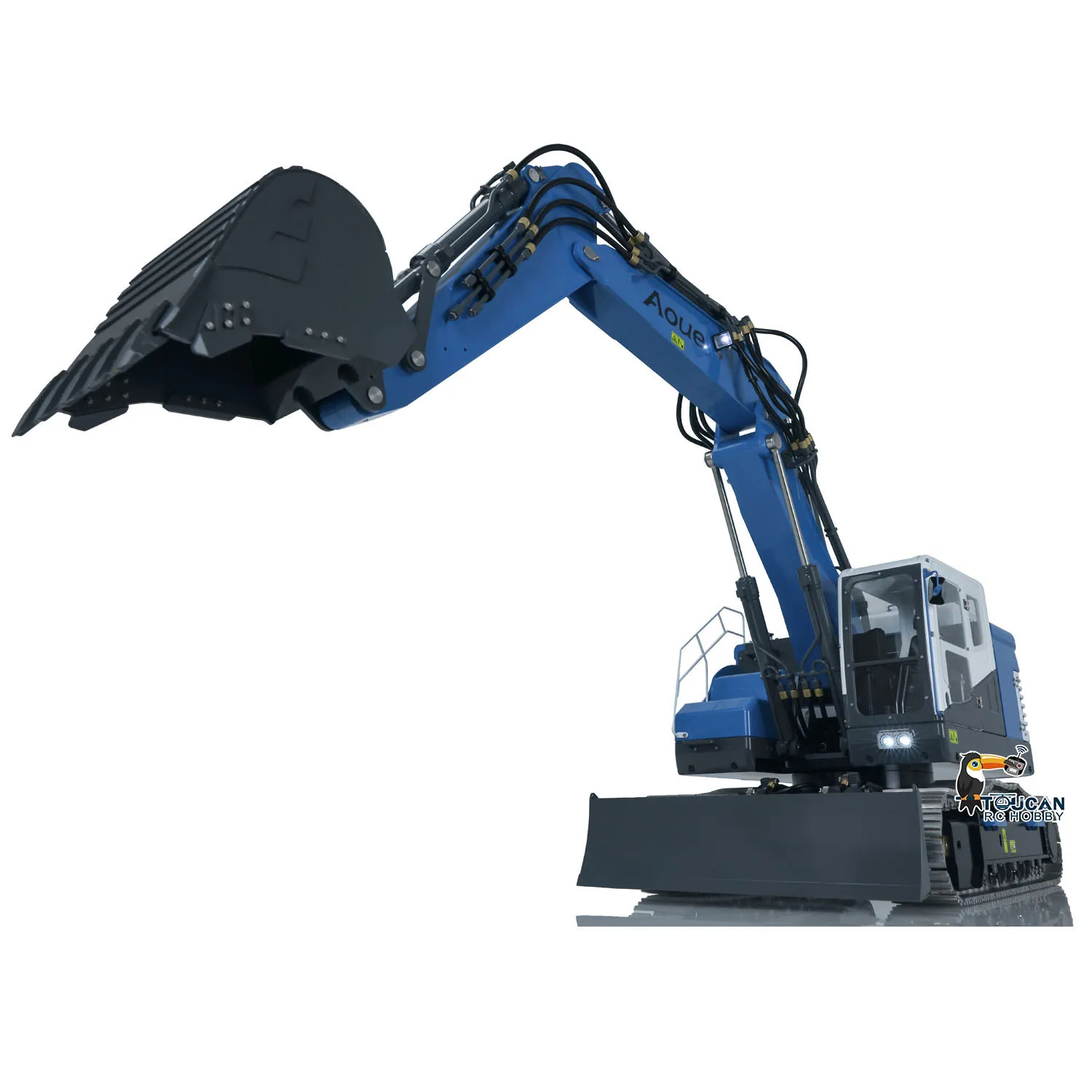 LESU Metal RC Shovel 1/14 Aoue ET26L Hydraulic Assembled Radio Controlled Excavator GPS Digger Model Toys THZH1326