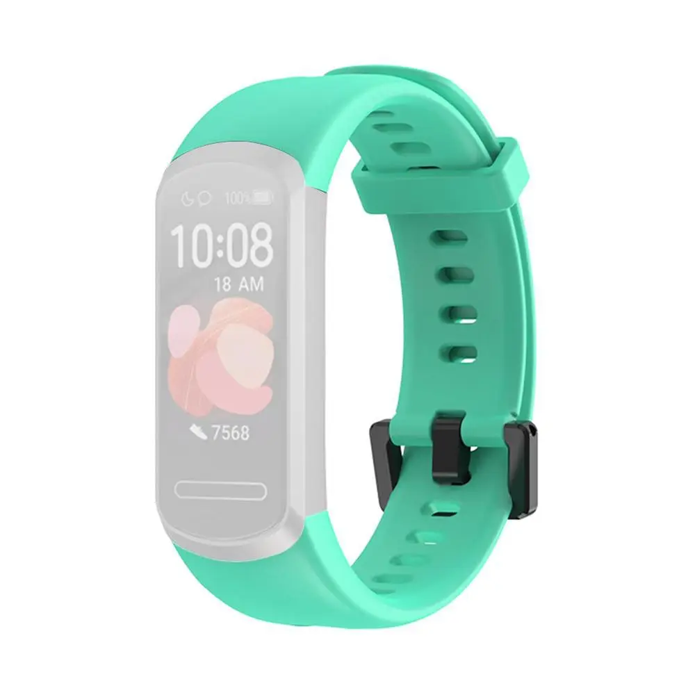 Soft Sports Silicone Strap Replacement Watch Band for HUAWEI Band 4 ADS-B29 / Honor Band 5i  ADS-B19