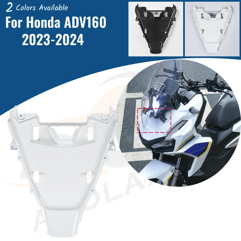 

For Honda ADV160 2023 2024 ADV 160 Front Head Neck Upper Headlight Cover Fairing Cowl Nose Motorcycle Accessories