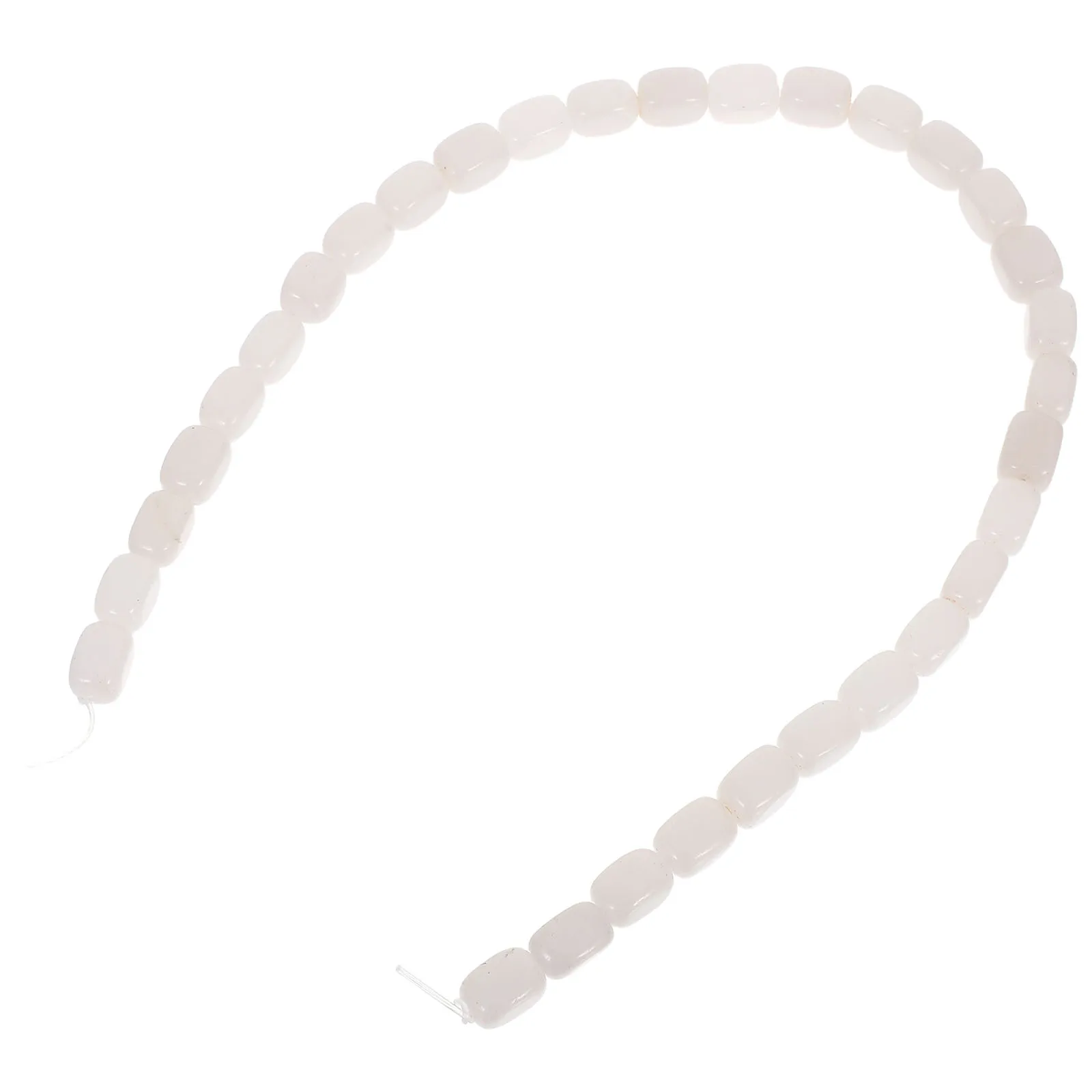 

33pcs 1 Strand Natural Stone Rectangle Beads 8X12Mm Loose Gemstone Charms For Diy Bracelets Necklaces Handmade Jewelry Supplies