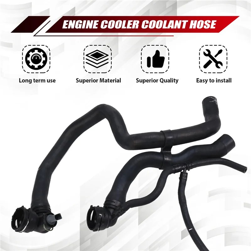 Tubo de manguera de refrigerante enfriador de motor 5Q0121049AD para Q2 A3 8V VW Golf 7 MK7 Passat B8 Skoda Octavia 5E Superb