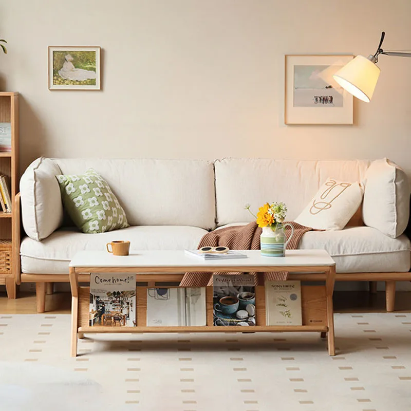 Rectangle Wooden Coffee Tables Minimalist Storage Living Room Unique Coffee Tables Modern Camping Stolik Kawowy Accessories