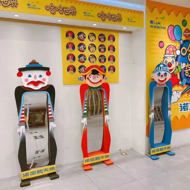 

Kindergarten animal fun mirror, wooden fun mirror, magic mirror