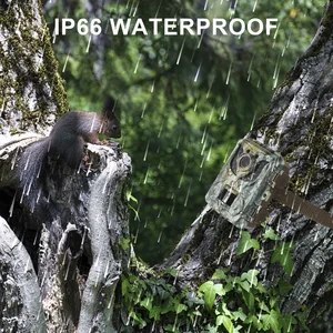 كاميرا صغيرة عالية الدقة للصيد 16 ميجابكسل 1080 بكسل للماء للأشعة تحت الحمراء للرؤية الليلية كاميرا مراقبة مع صورة نشطة بالحركة أفضل 10 كاميرات للرؤية الليلية مبيعا للبندقية - No8