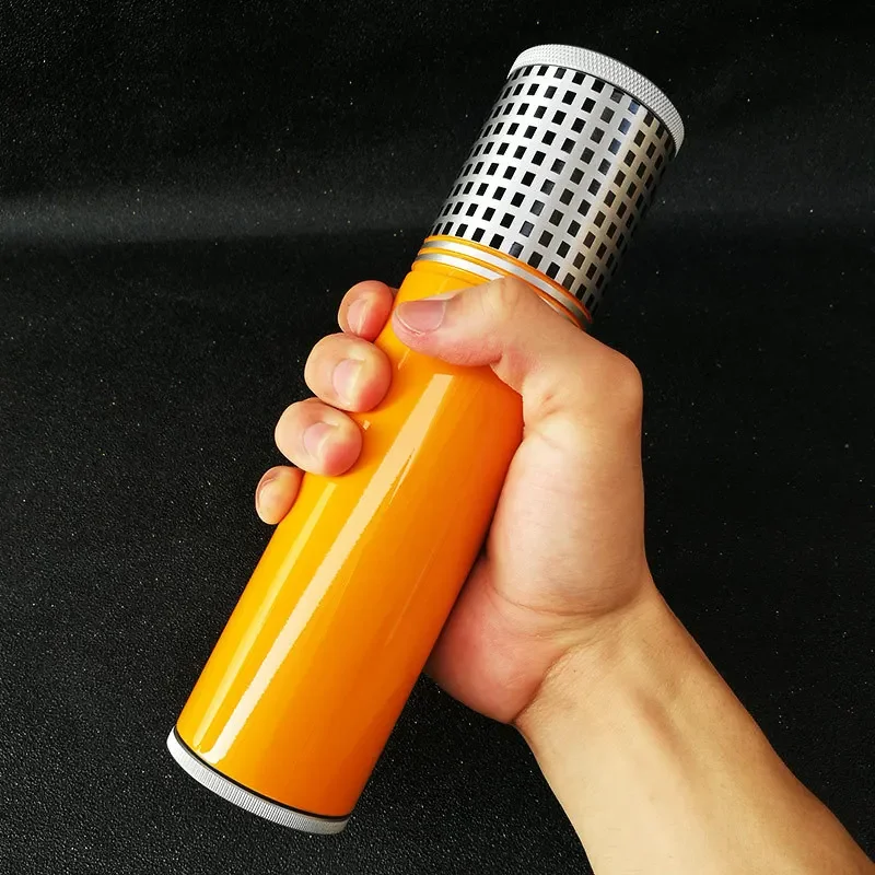 Cigar Humidor Moisturizing Tube Box Case Holder Humidifier Cigar Tube Jar with Hygrometer Tobacco Cigar Storage Tube Box