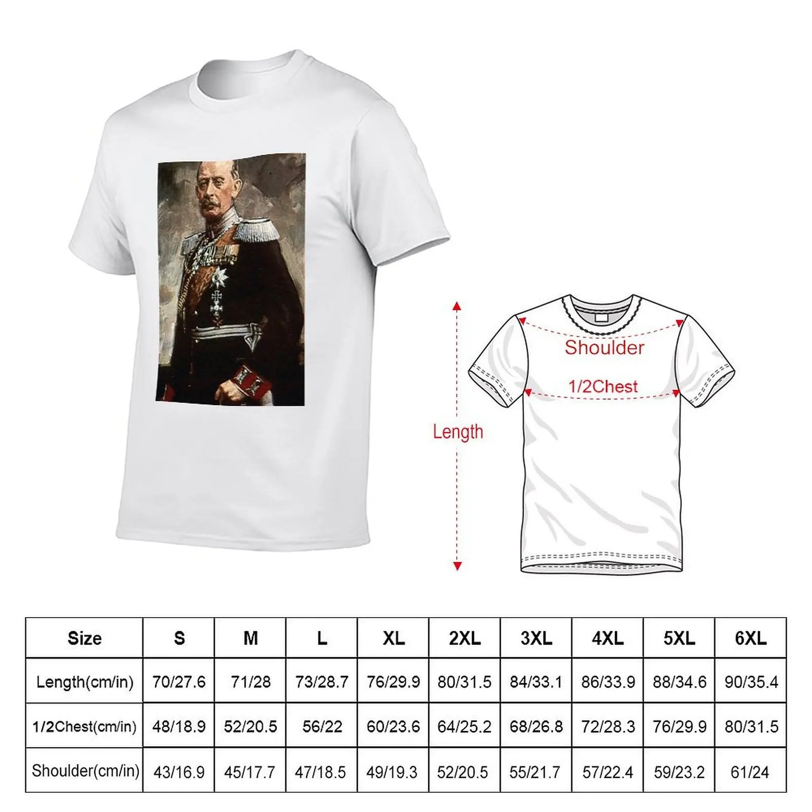 General Alfred Graf von Schlieffen, 1906 T-Shirt new edition blue archive mens clothes