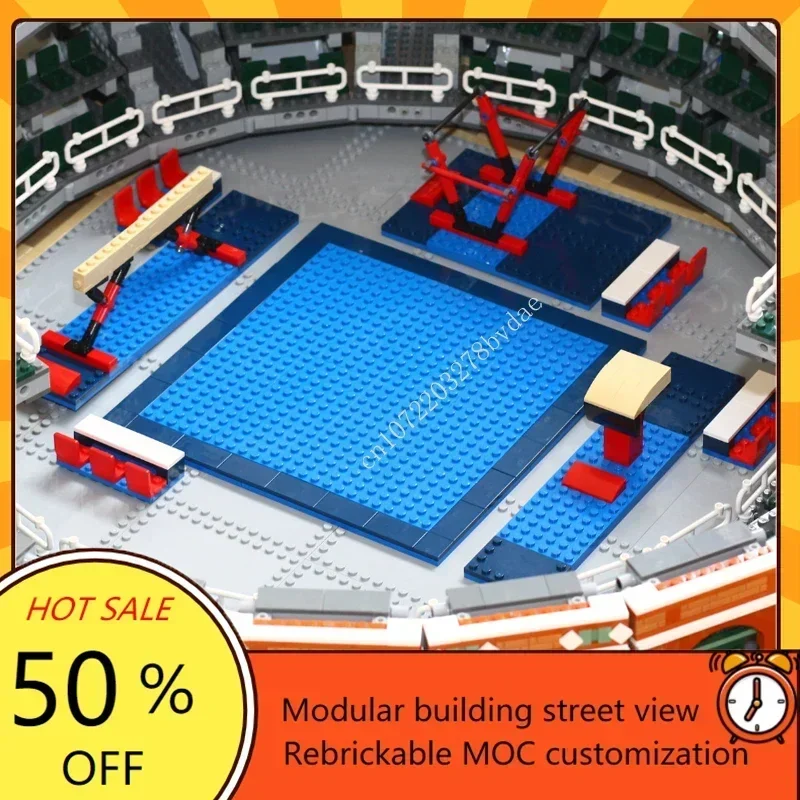 18600+PCS Green Gables Stadium Modular MOC Creative street view Model Custom Puzzle Architecture DIY Assembly Model Toy Gift