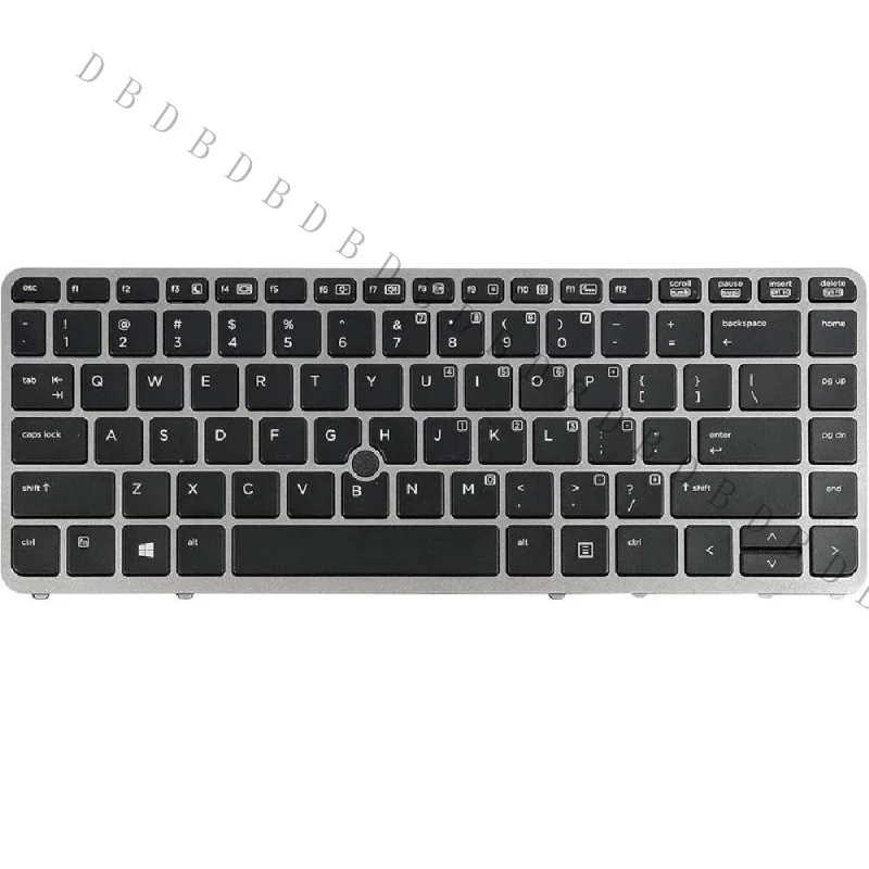 AA+New US Layout Backlit Laptop Keyboard With Pointing Stick PN:776475-001 For HP EliteBook 840 G2 Replacement