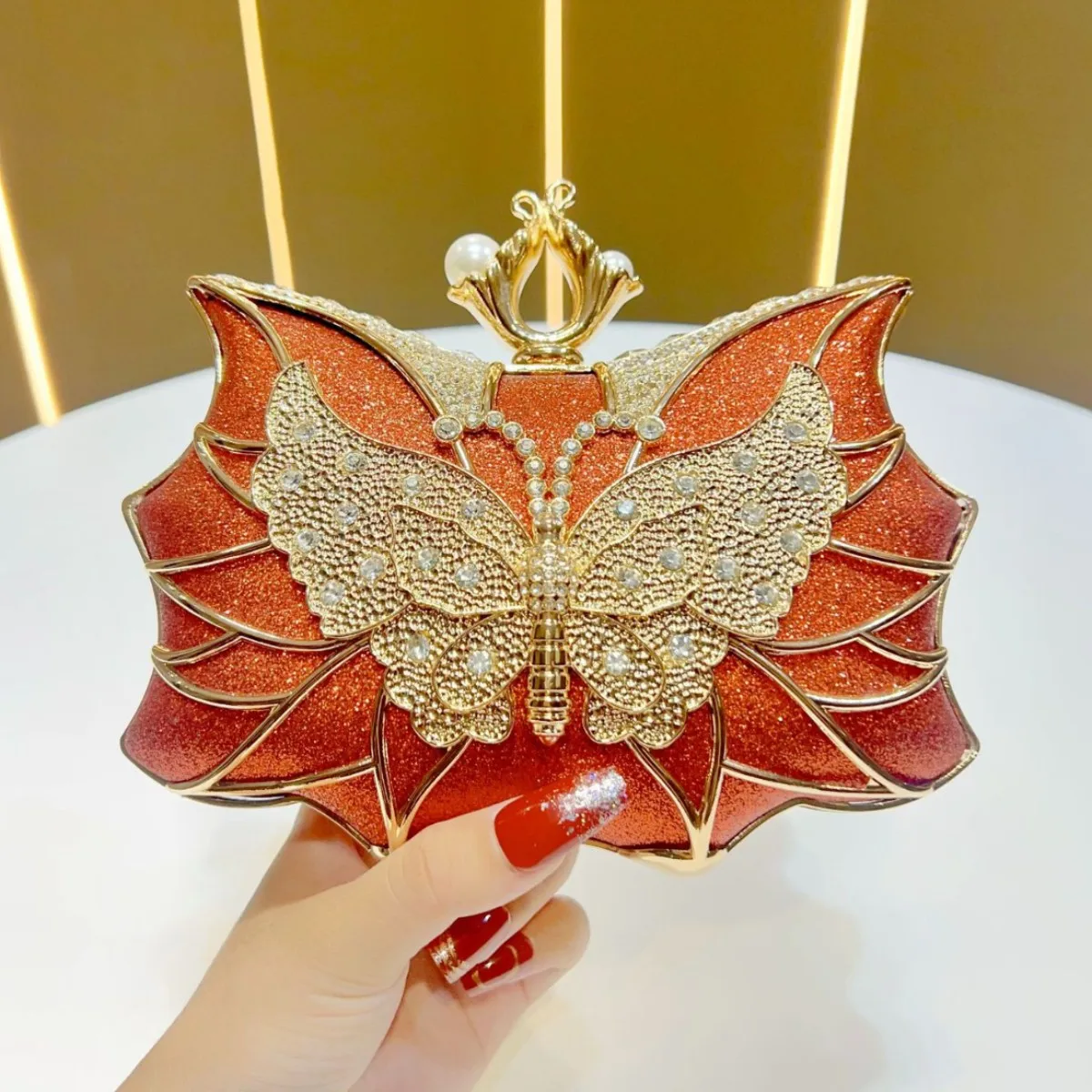 

Fashion Ladies Handbag Celebrity Luxury Superior Dinner Bag Party Party Fashion Women's Bag Affordable Glitter Quilted Crossbody