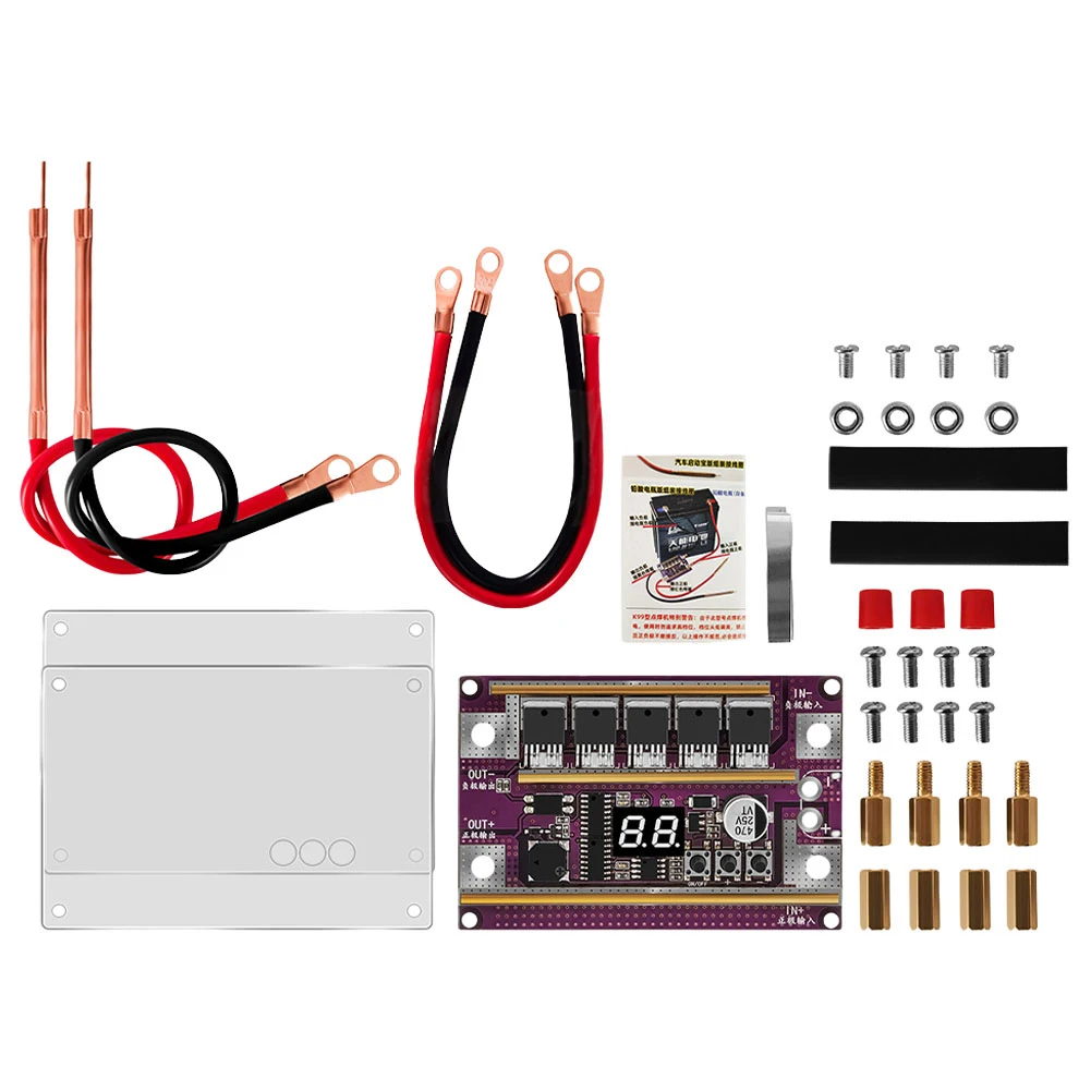 

Spot Welding Control Board DIY Kit for Lithium and Nickel Batteries 1700A Theoretical Maximum Current 10AWG Wire