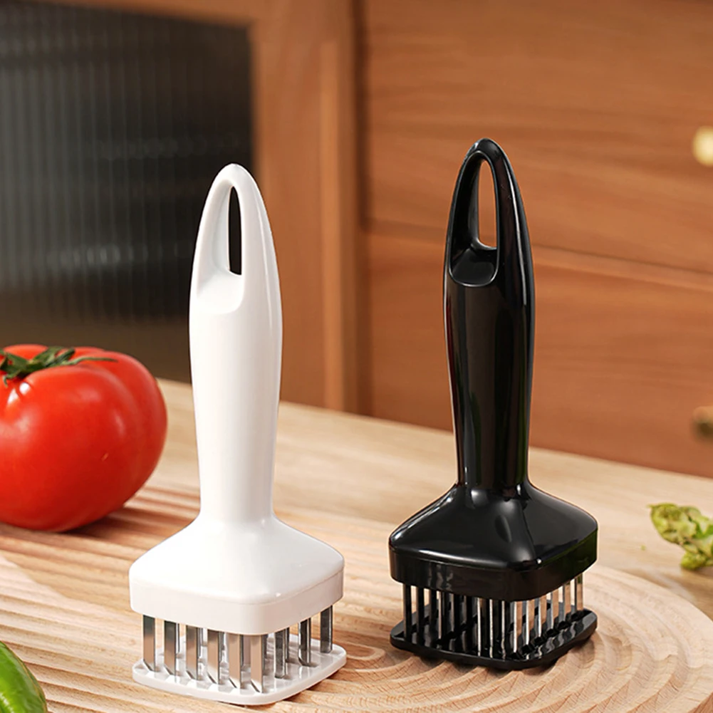 Meat Tenderizer Tender Meat 24 Needle Automatic Spring Grinder Stainless Steel Machine Meat Hammer Kitchen Tool Accessories