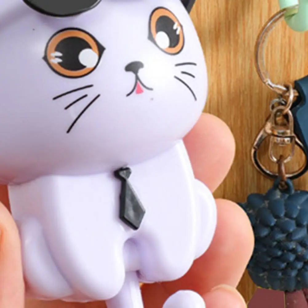 Cartoon Cat Hook Strong Load-bearing Storage Hook Waterproof Cartoon Cat Coat Hanger Wall-mounted Scarf Bag Organizer Decoration