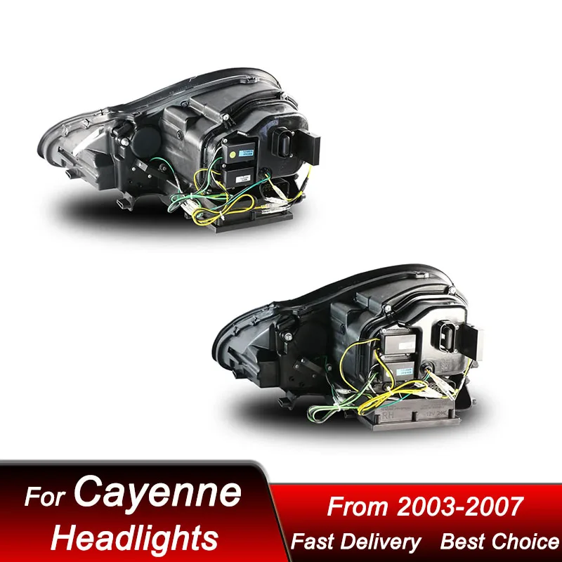 Car Headlights For Porsche Cayenne 955 2003-2007 new style full LED Auto Headlamp Assembly Projector Lens Accessories Kit