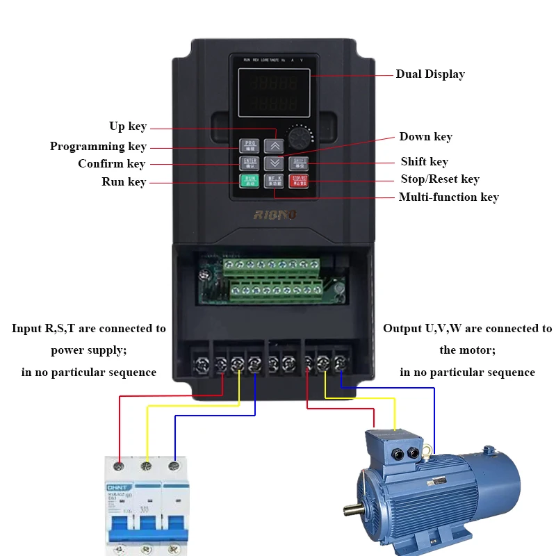 Inversor 380v 11kw VFD, Módulo IGBT, Drive de Frequência Variável VFD para Motor