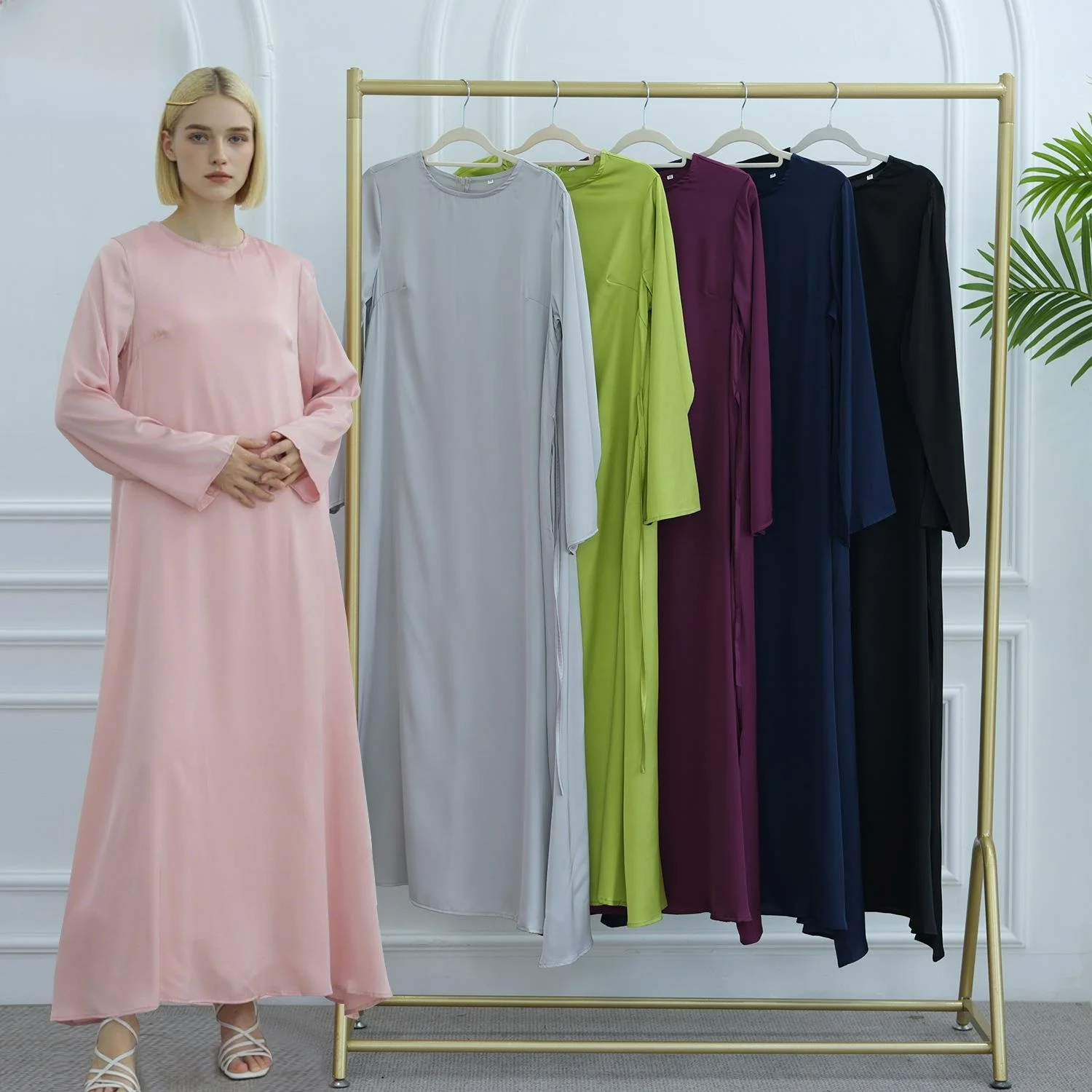 

Мужской модный комплект Lo2025 Dubai: Длинный халат LR065, однотонный, разноцветный, осенний, с длинными рукавами, другие комплекты