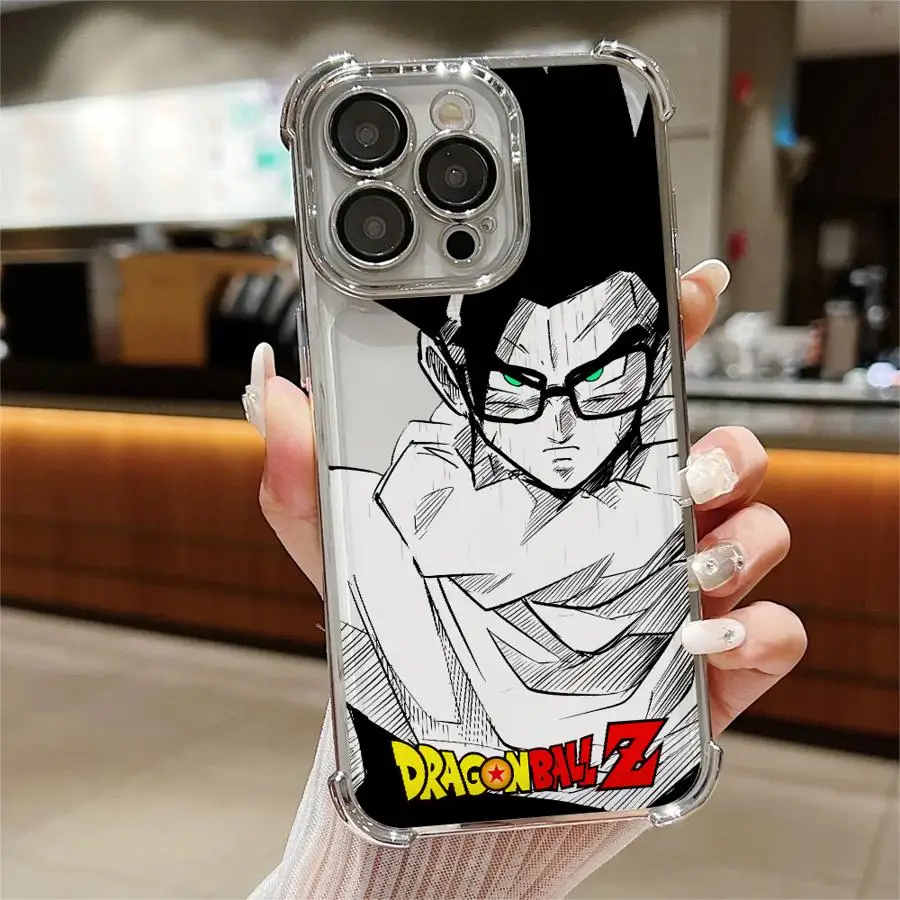 Anime Comics Dragon Ball Telefoonhoesje voor iPhone 16 Pro 15 Pro Max 14 13 12 11 XS 14 Pro Max 16 Plus 14Pro XR 12Pro Soft Shell
