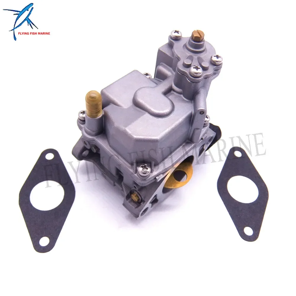 

Outboard Motor 66M-14301-11 66M-14301-00 Carburetor Assy and 66M-13646-00 Gaskets (2 pcs) for Yamaha 4-stroke 15hp F15