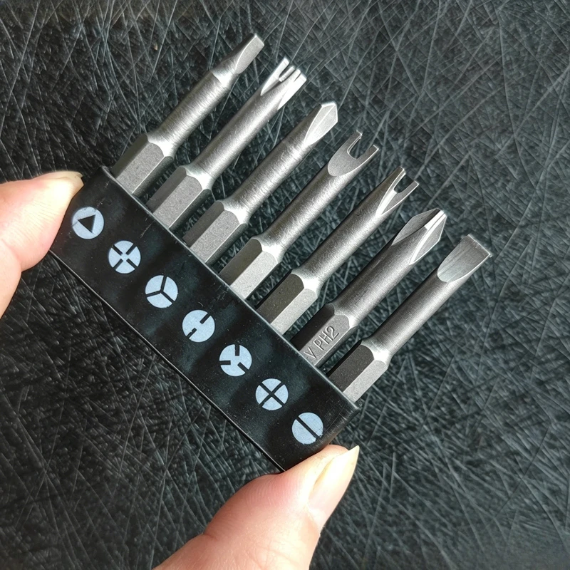 4/7/13-teiliges Spezial-Schraubendreher-Set, 50 mm, U-förmig, Y-Typ, Dreieck, Innenkreuz, Dreipunkt-Schraubendreher-Bit, Werkzeugzubehör – Detail 6