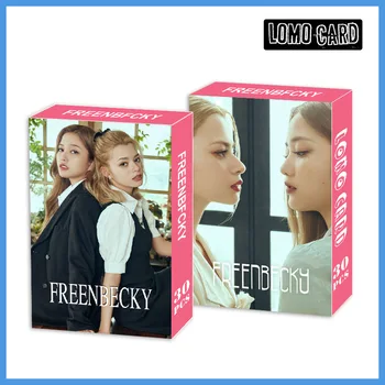 30 시트/세트 태국 별 Freenbecky Lomo 카드 Freen Becky 그림 미니 엽서 HD 사진 카드 팬 컬렉션 선물