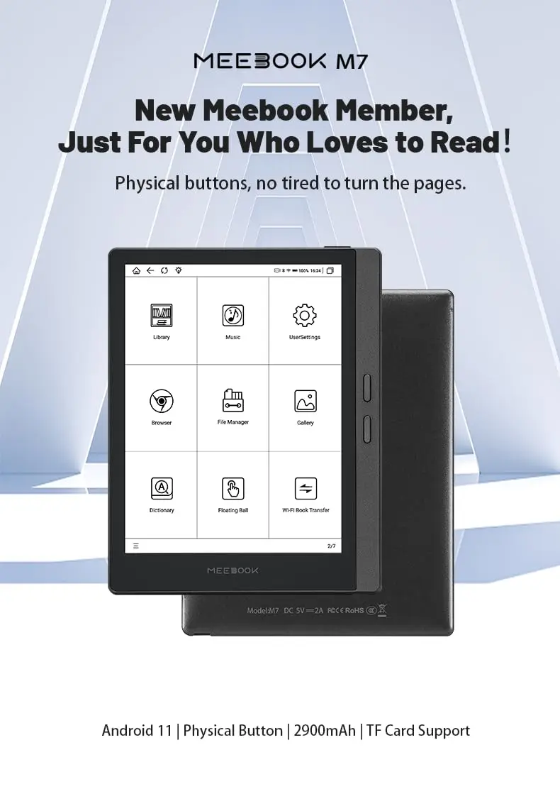 MEEBOOK M7 e-Book Reader, 6.8