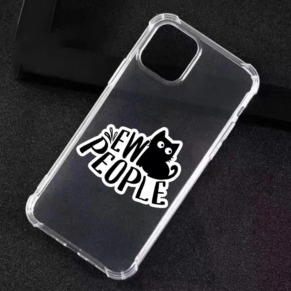 

1 шт. Виниловая наклейка с забавным котом «Злые люди», черная, водонепроницаемая, для мотоциклетного шлема, кузова, топливного бака