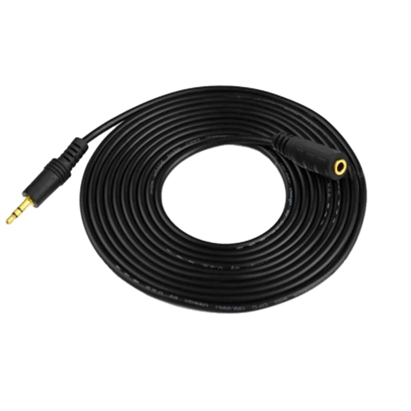 3 Meters Headphone Extension Cable 3.5Mm Male To Female For Headphone Iphone Ipad Smartphones Tablets Easy Install Easy To Use