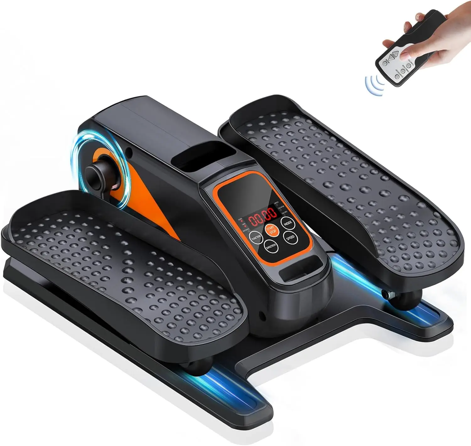 

Under Desk Elliptical Machine, Electric Ellipse Leg Exerciser While Sitting for Seniors Adults, Quiet & Portable Electric Seated