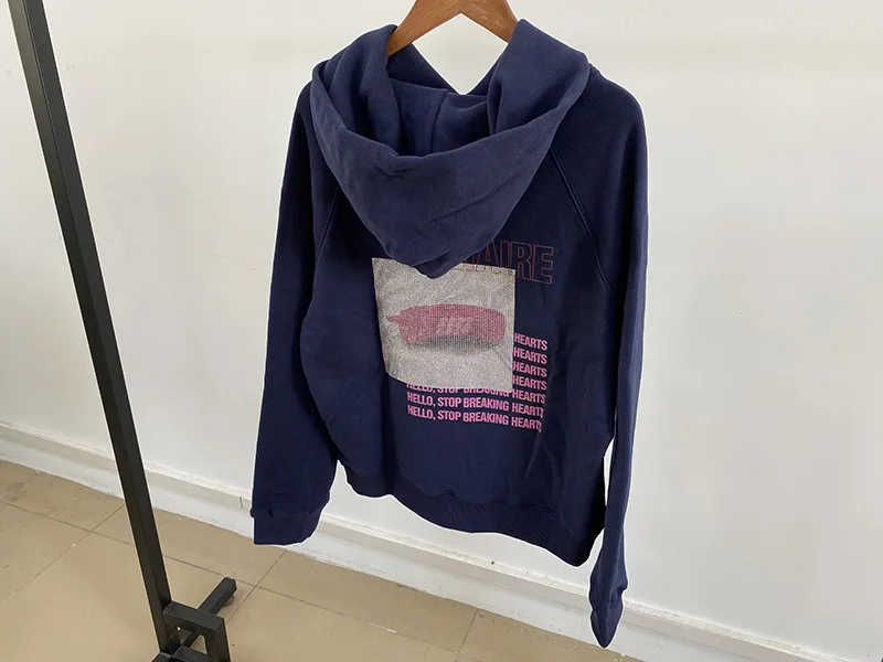 Sudadera con capucha de lana con letras de diamantes de imitación para mujer, ropa de calle cálida de manga larga para otoño/invierno, regalo de cumpleaños y Navidad para adolescentes