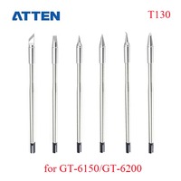 ATTEN original T130 series integrated heating core soldering iron tip, suitable for GT-6200/GT-6150 soldering station