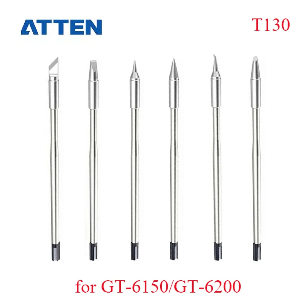 ATTEN original T130 series integrated heating core soldering iron tip, suitable for GT-6200/GT-6150 soldering station