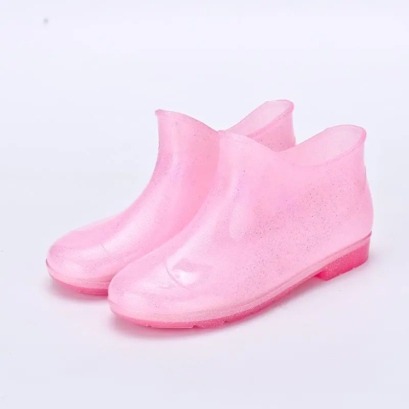 أحذية المطر المقاومة للماء غير قابلة للانزلاق للأطفال الأولاد والبنات، أحذية المطر المطاطية اللطيفة للأطفال الصغار للمدرسة في الهواء الطلق #4