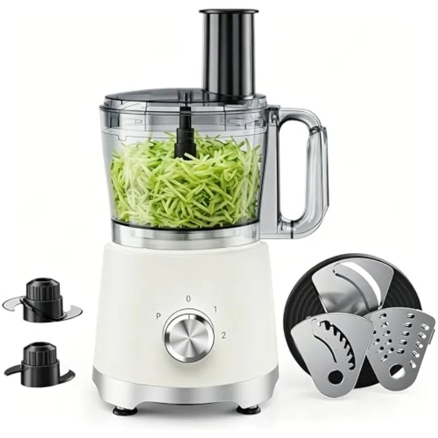 

Food Processor 10.5 Cup Multi-Functional Vegetable Choppers Food Grinder with Slicing Shredding Chopping Kneading Suitable for