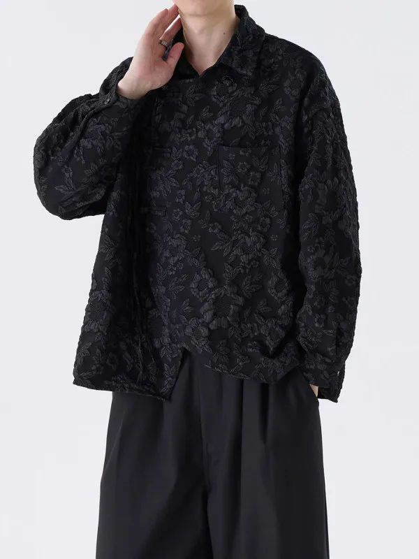 

Осенний новый мужской костюм в китайском стиле: длинная рубашка, свободный крой, полиэстер, для занятий танцами и ритуалами, в национальном ретро-стиле