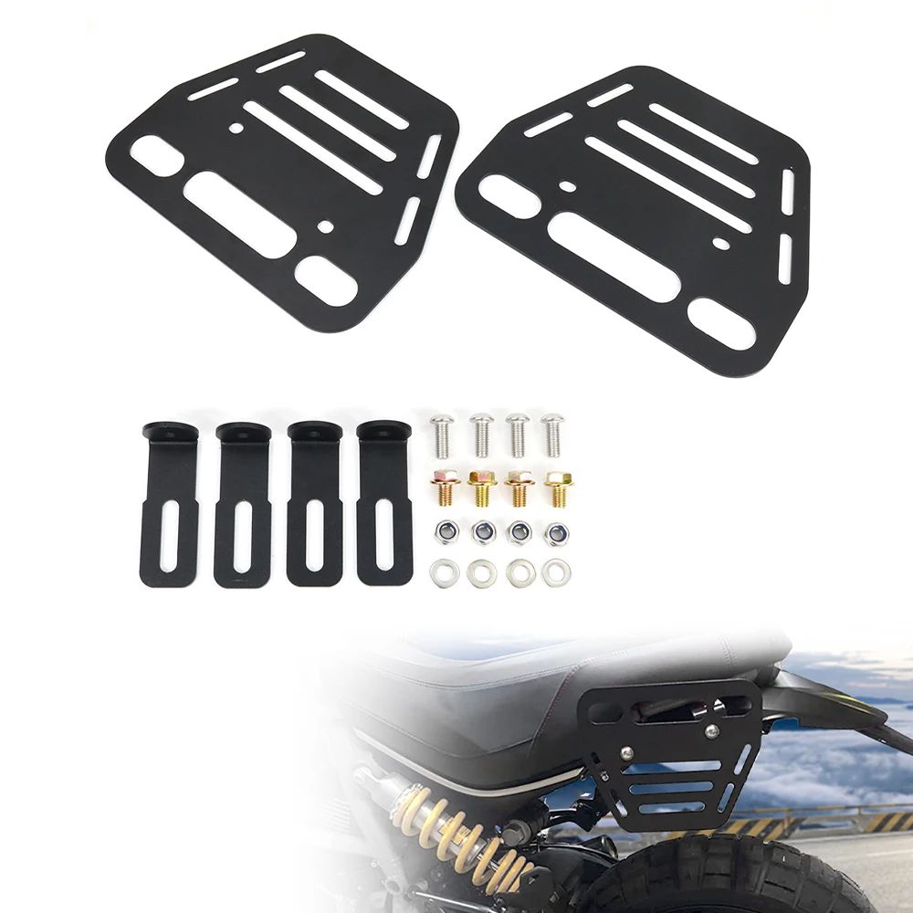

Fit For Ducati Scrambler 620 800 Classic Icon Urban Enduro Motorcycle Luggage Rack Saddle Bag Mounting Brackets Side Bag Bracket
