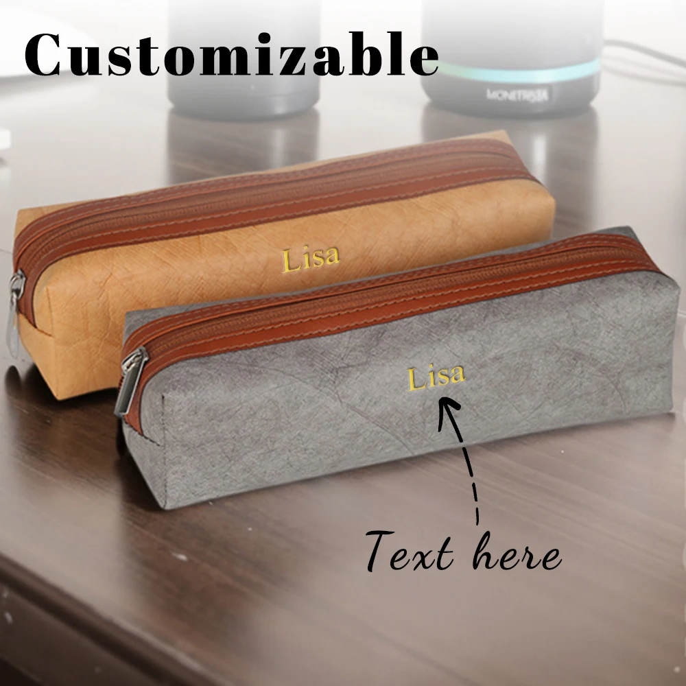 Customized DuPont Paper and Pen Case, Advertising Pen Box, Student Stationery Box, Fountain Pen Case, Large Capacity