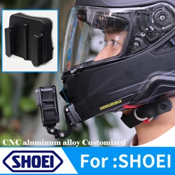 TUYU For SHOEI Hornet ADV GT Air 2 X15 X14 Z8 Z7 Customized CNC Aluminium Helmet Chin Mount for GoPro Insta360 DJI Accessories