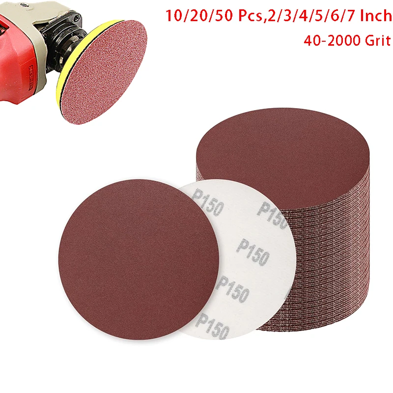 3/4/5/6/7 Inch Sanding Paper Set 40-2000 Grit Metal Polished Woodworking Abrasive Tools Dremel Accessories Consumables