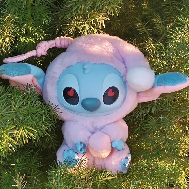 Borsa per scatola cieca Kawaii Stitch Eat Some Thing Before Sleep Series Ciondolo in vinile Bambola carina Scatola misteriosa Bambola soffice Regalo a sorpresa