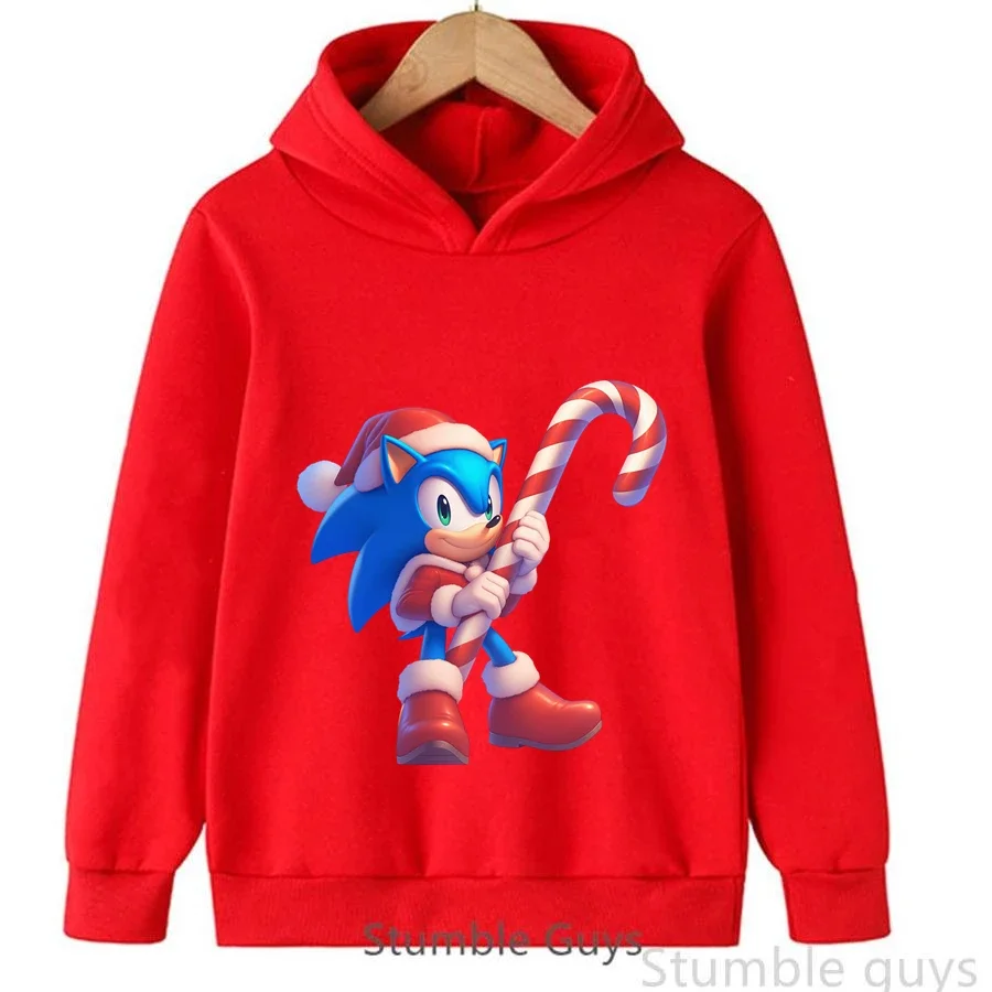 Anime Sonic enfants sweat à capuche Trucksuit automne garçons filles dessin animé vêtements cadeau de noël à la mode Match jupes sweat-shirt ​