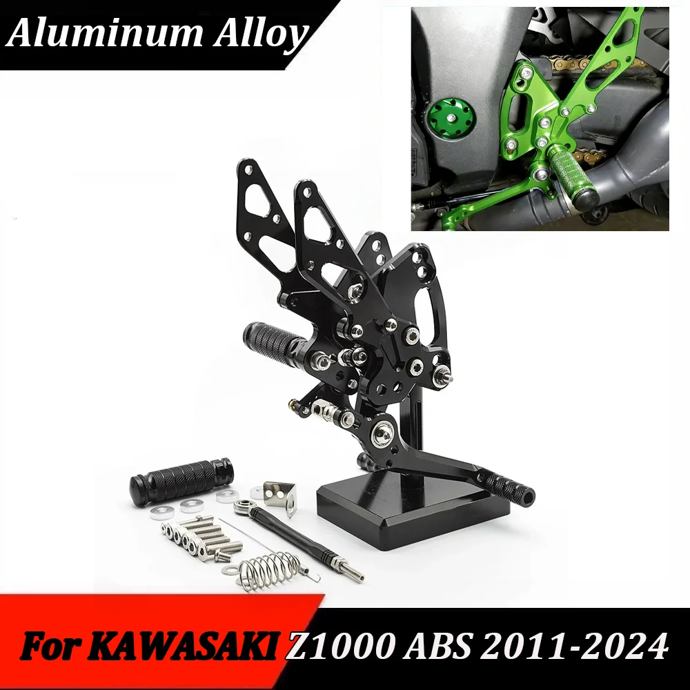 

CNC Motorcycle Rearset Footrest Footpeg Pedal Foot Peg Rear Set For Kawasaki Z-1000 Z1000 Z 1000 ABS 2011 2022 2023 2024