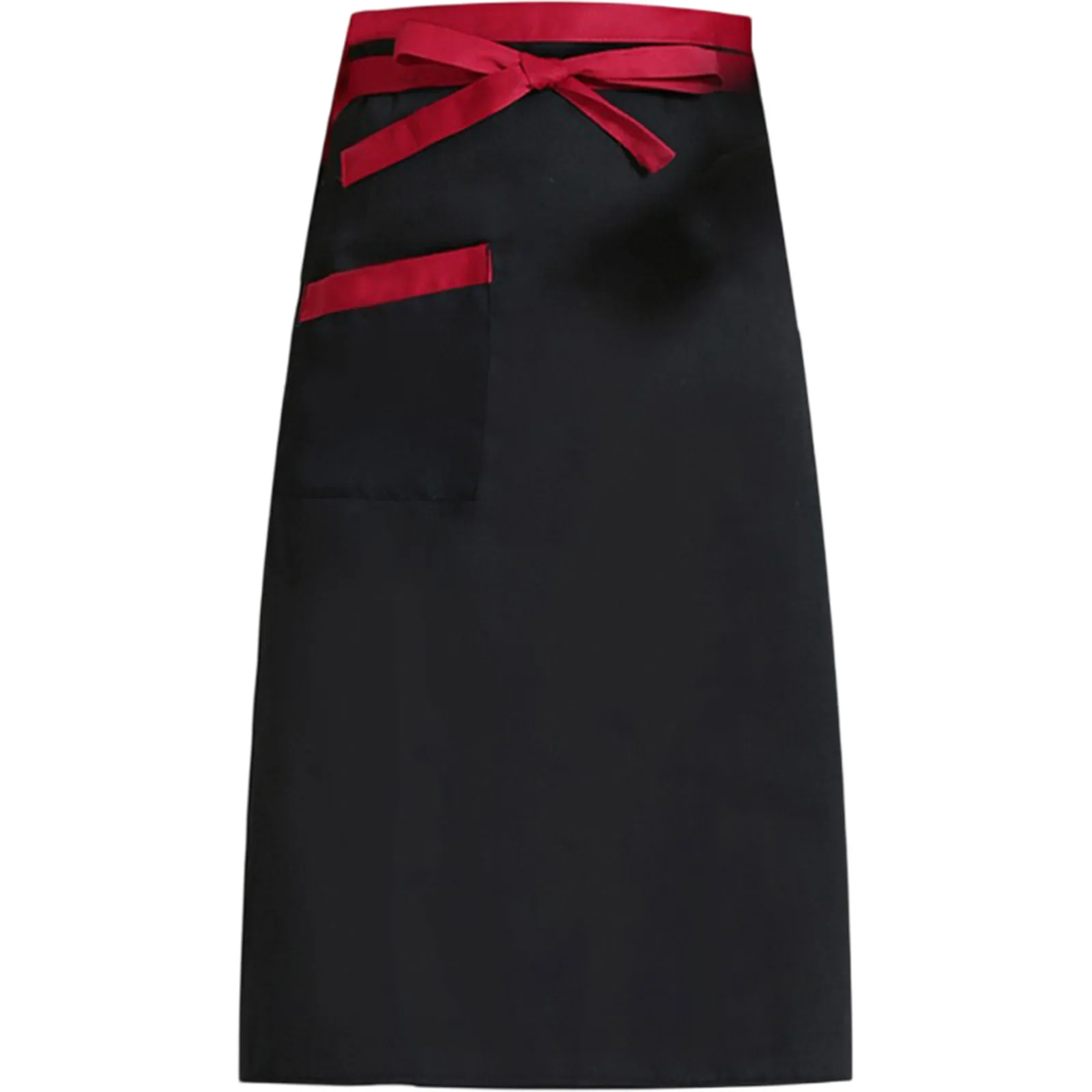Solid Color Kitchen Aprons Restaurant Chef Baking Clothes wi
