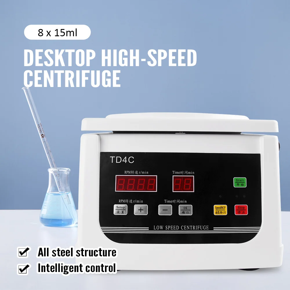 Low Speed Blood Seperation PRP Therapy Centrifuge 4000rpm 10ML Capillary Tube For Laboratory and Medical Use