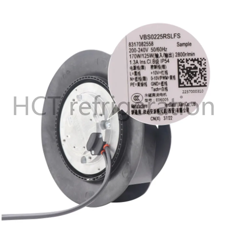 Brand new genuine product!!! Brand New Original 8317082558 VBS0225RSLFS 200-240V 50/60Hz 1.3A 170/125W 2800r/min Fan