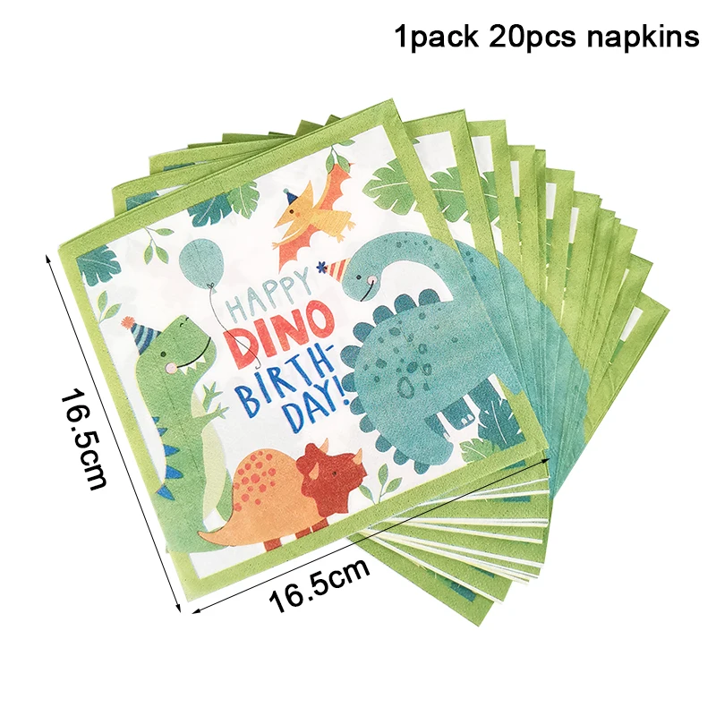 20 Stück Wild One Palmblätter Tierservietten Dschungel Safari Geburtstag Party Dekoration Tropical Hawaii Mottoparty Dekoration Taschentuch – Detail 10