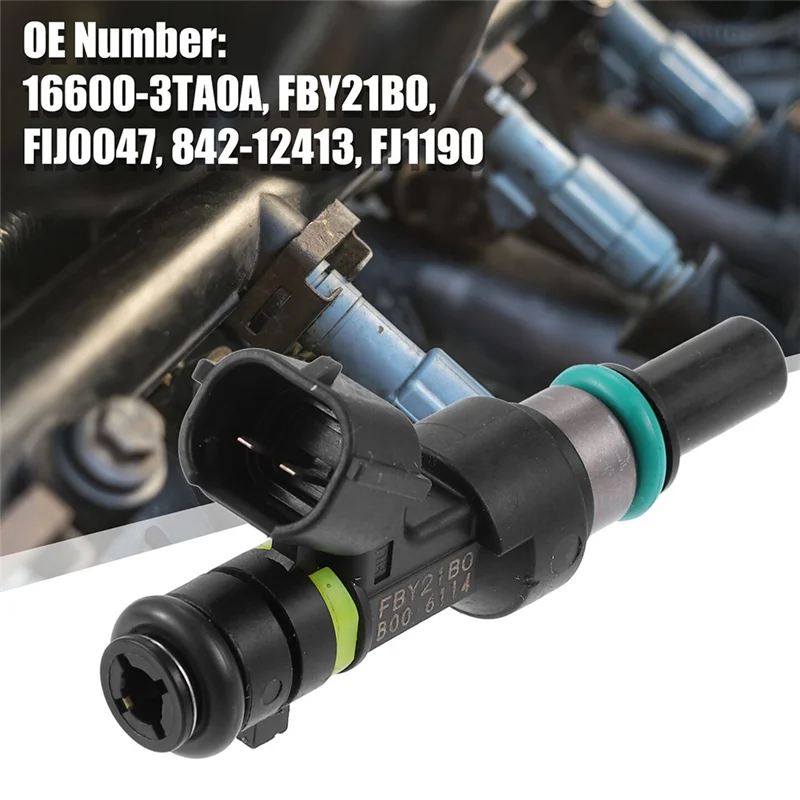 4 Pcs 16600-3TA0A FBY21B0 Fuel Injector for Nissan Altima Rogue 2.5L 2013-2015