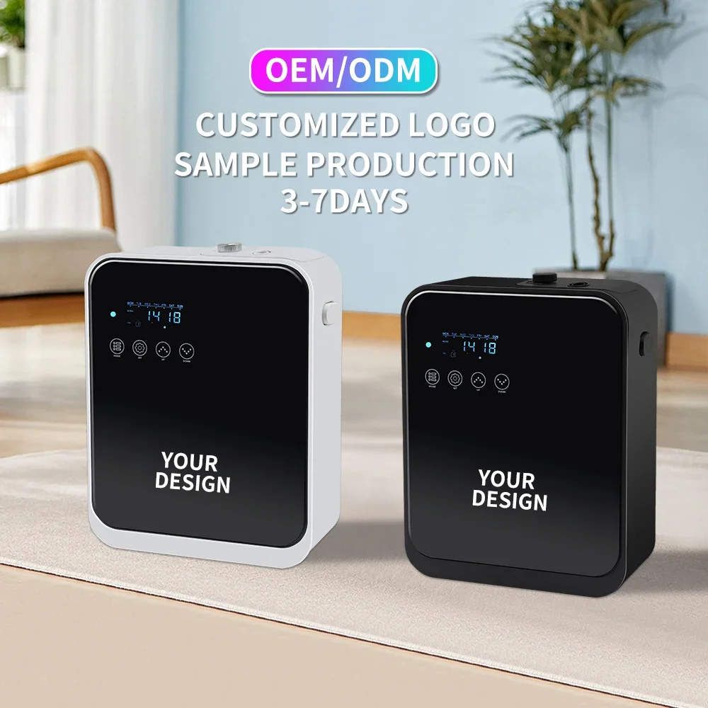 Máquina aromática de escritorio de 250ml, máquina difusora de aroma de aceite esencial para el hogar y Hotel con Control por aplicación Bluetooth inteligente