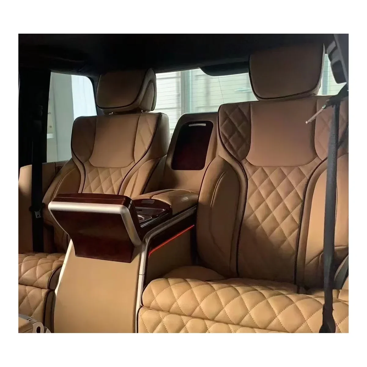 Latest factory Leather Auto Seats Touch Screen and S Switch Adjustable Electric Massage For Hiace v260 w447 sprinter